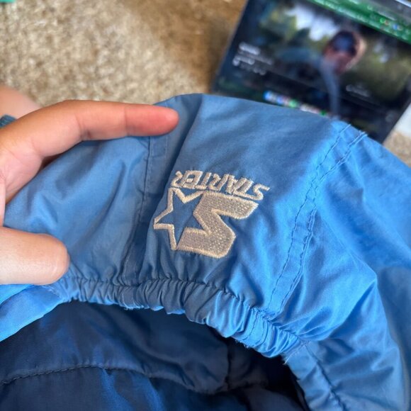 Vintage Starter Carolina Tarheels windbreaker puffer pullover - Picture 4 of 5